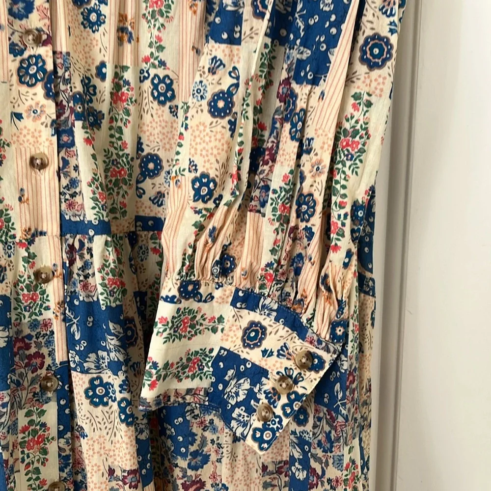 Sezane Benedetta Patchwork Print Dress - Picture 12 of 15